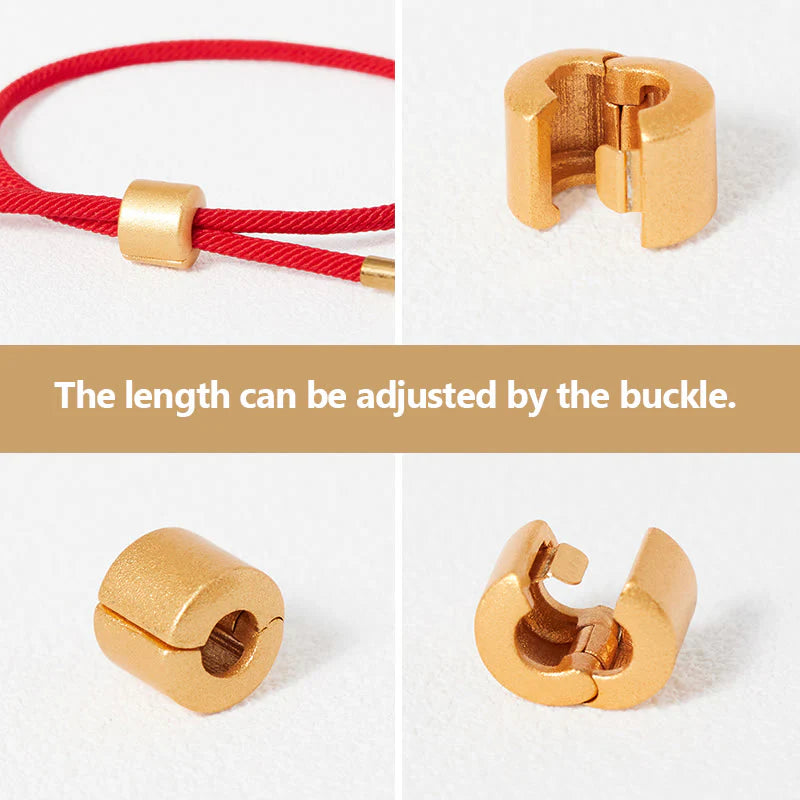 Buddha Stones Lucky Red String Bracelet
