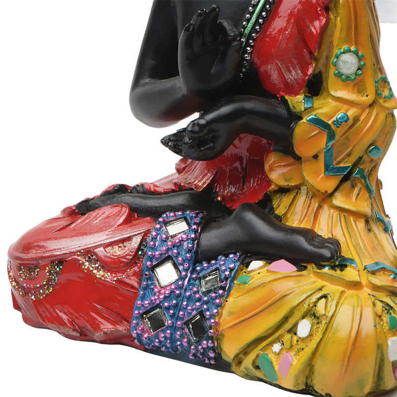 Buddha Stones Thai Buddha Serenity Resin Statue Decoration