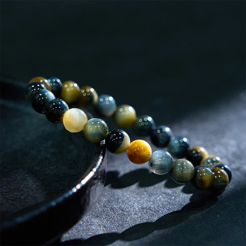 Buddha Stones Various Tiger Eye Confidence Bracelet