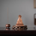 Buddha Stones Shakyamuni Figurine Compassion Handmade Copper Statue Decoration