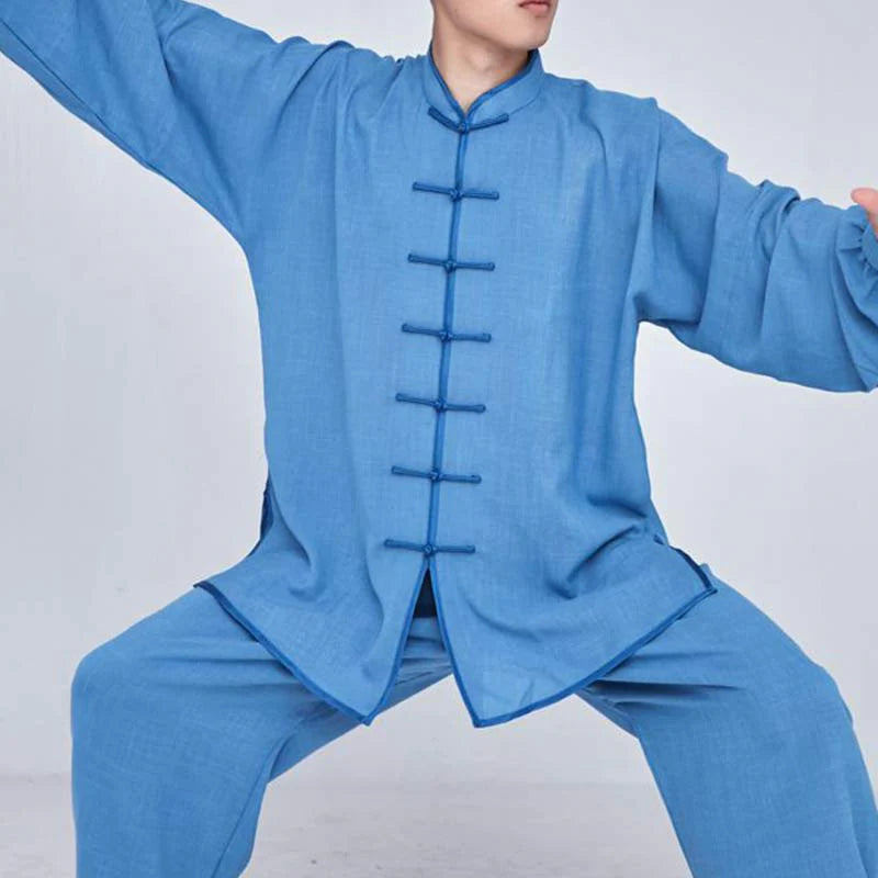 Buddha Stones Meditation Zen Prayer Spiritual Tai Chi Qigong Practice Unisex Embroidery Clothing Set (Extra 30% Off | USE CODE: FS30)