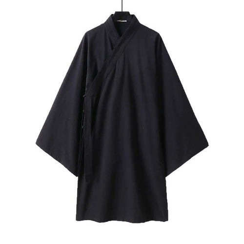 Buddha Stones Wudang Traditional Tai Chi Ceremony Long Wide Sleeve Men's Taoist Long Robe