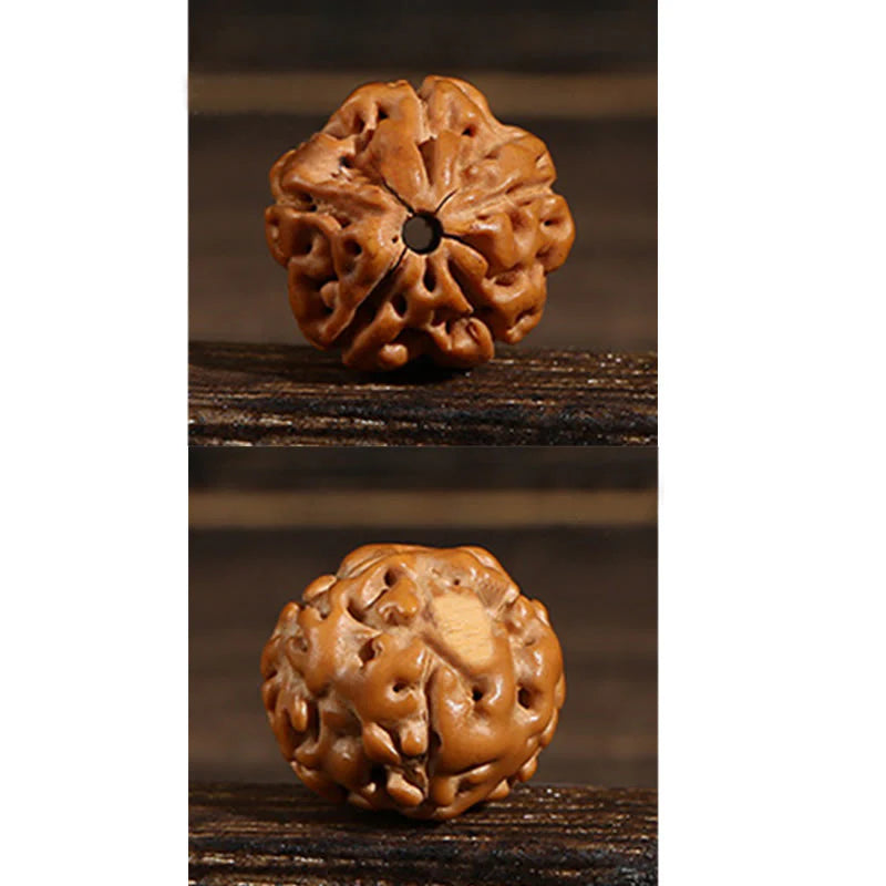 Buddha Stones Tibetan 108 Beads Bodhi Seed Three-eyed Dzi Bead Auspiciousness Mala