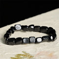 Buddha Stones 8mm Natural Authentic Shungite Stone Protection Beaded Bracelet