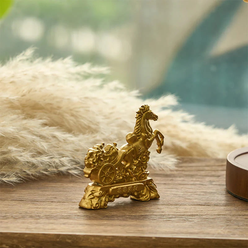 Buddha Stones Get Rich Now Year of the Horse Cabbage Ingot Home Decoration