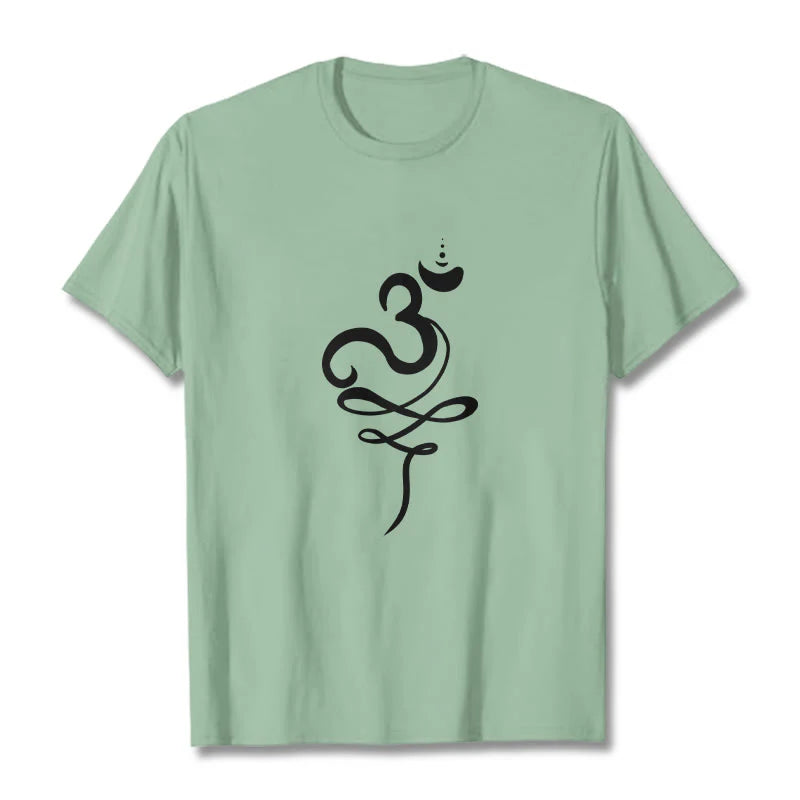 Buddha Stones OM Sanskrit Tee T-shirt