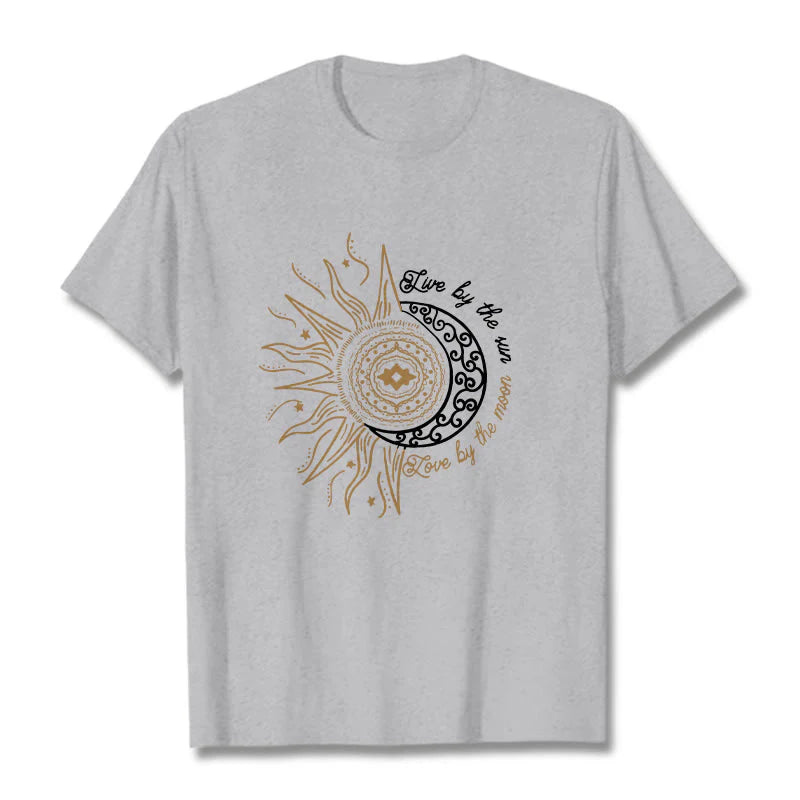 Buddha Stones Live By The Sun Love By The Moon Tee T-shirt