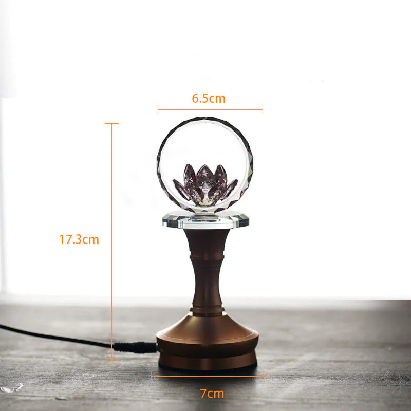 Buddha Stones Lotus Copper Brass New Beginning Home Decoration
