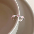 Buddha Stones 925 Sterling Silver Pink Cat's Eye Heart Design Adjustable Love Ring
