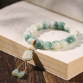 Buddha Stones Gradient Bodhi Seed Nine Tailed Fox Cat Paw Claw Pine Cone Peace Bracelet (Extra 40% Off | USE CODE: FS40)