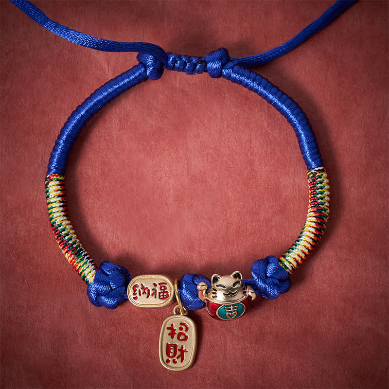 FREE Today: Luck and Protection Red String Plaited Auspicious Fu Character Adjustable Cats Pet Collar