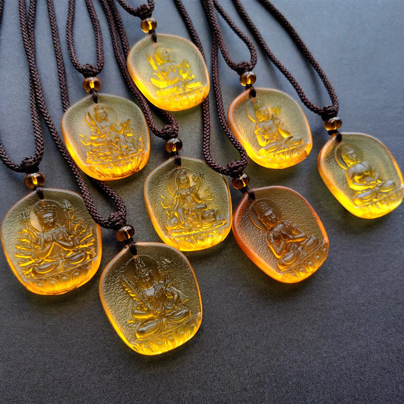 FREE Today: Buddha Amulet Lucky Liuli Necklace Pendant