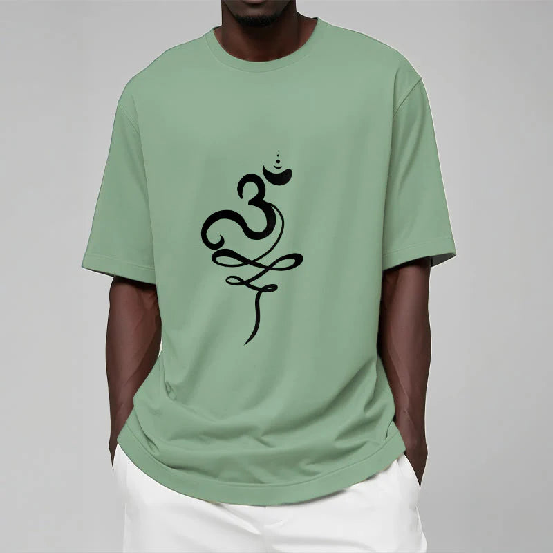 Buddha Stones OM Sanskrit Tee T-shirt