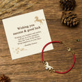 Buddha Stones Wishing You Success & Good Luck Year of the Horse String Includes Gift Message Card