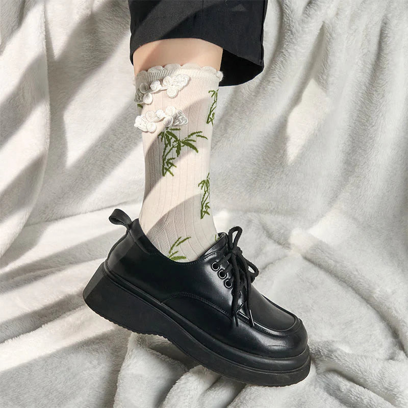 Buddha Stones A New Beginning Bamboo Micro Crew Women's Socks Includes Gift Message Card