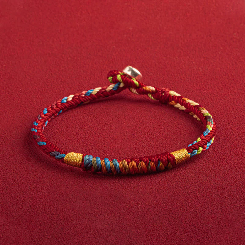 Buddha Stones May You Be Safe And Lucky In The Year Ahead Multicolored Bracelet