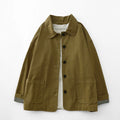 Buddha Stones Commute Patchwork Design Cotton Women's Jacket With Pockets