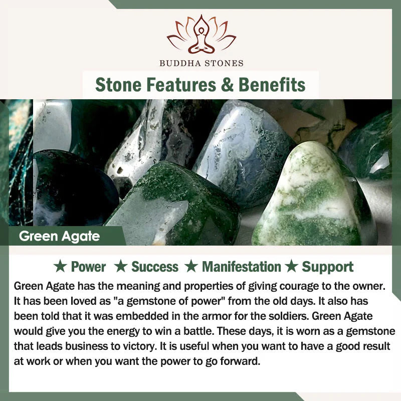 Buddha Stones Natural Agate Stone Shark Wisdom Bracelet