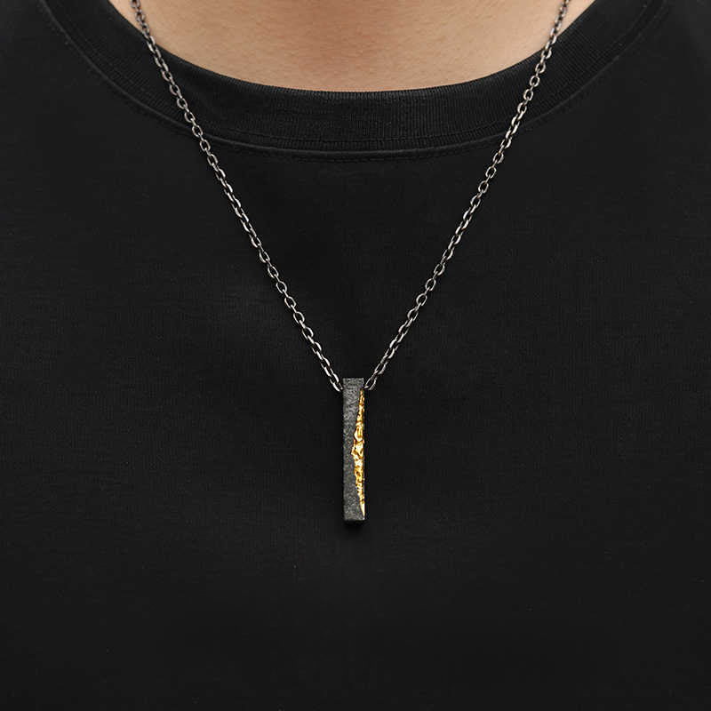 Buddha Stones 999 Sterling Silver 999 Gold Om Mani Padme Hum Wisdom Necklace Pendant