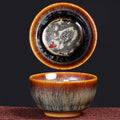 Buddha Stones 12 Chinese Zodiac Pattern Ceramic Teacup Kung Fu Jian Chinese Zhan Tea Cup 73ml