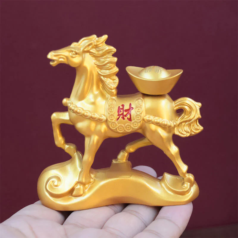 Buddha Stones Wishing You Success and Good Fortune Year of the Horse Decor Includes Gift Message Card