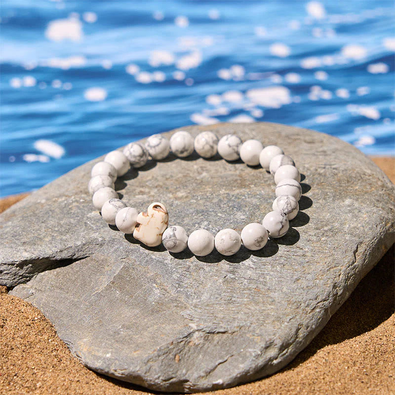 Buddha Stones Natural Various Stones Elephant Spiritual Strength Bracelet