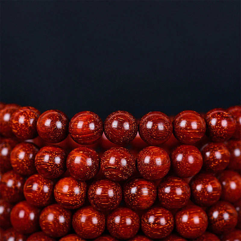 Tibetan Small Leaf Red Sandalwood Balance Bracelet (Extra 30% Off | USE CODE: FS30)