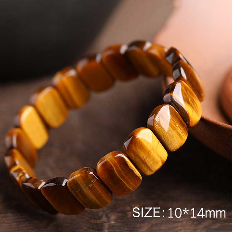 Buddha Stones Natural Tiger Eye Strength Protection Bracelet (Extra 30% Off | USE CODE: FS30)