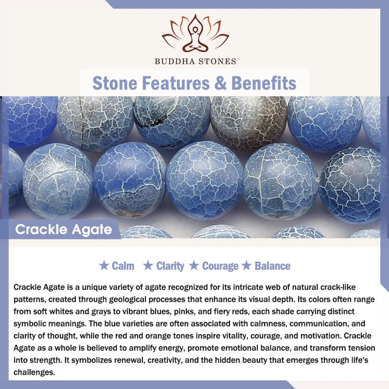 Buddha Stones Natural Stone Sea Turtle Turquoise Crackle Agate Wisdom Bracelet