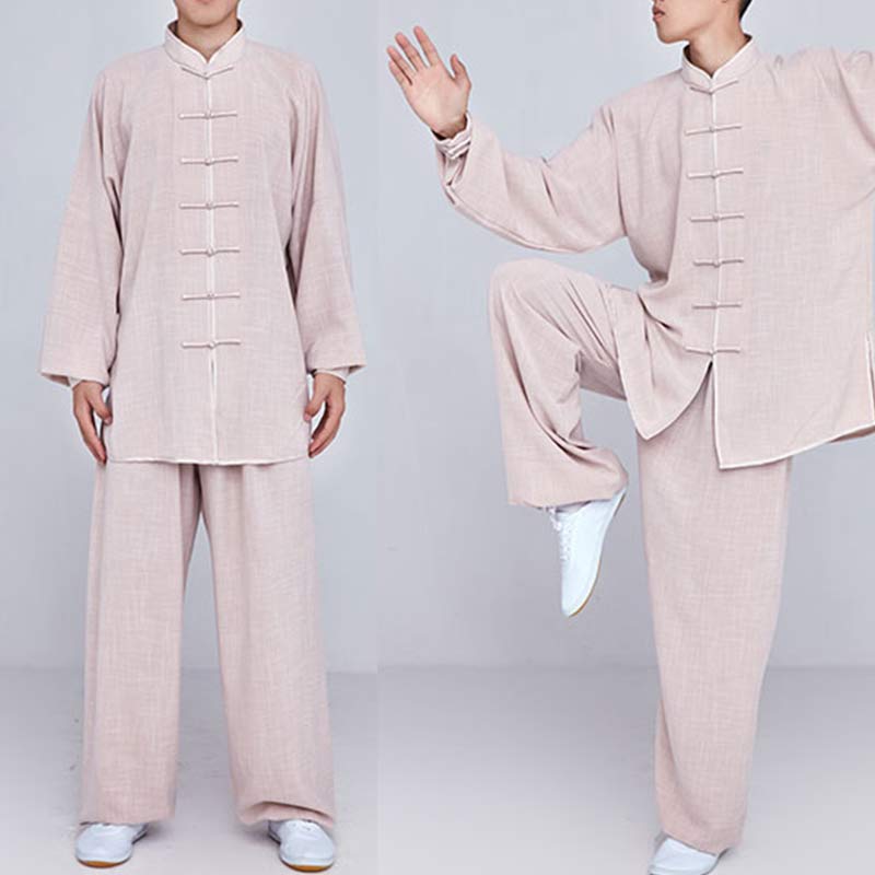 Buddha Stones Meditation Zen Prayer Spiritual Tai Chi Qigong Practice Unisex Embroidery Clothing Set (Extra 30% Off | USE CODE: FS30)