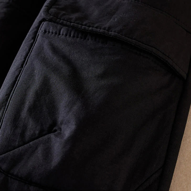 Buddha Stones Plain Women's Harem Thick Pants With Pockets