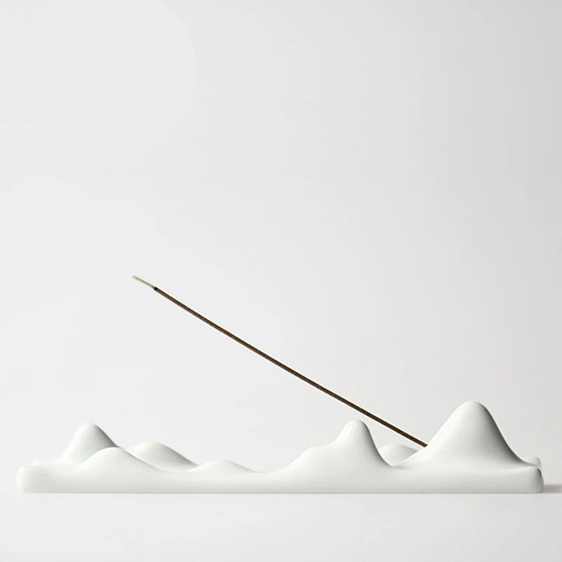 Buddha Stones Mountain Cloud Meditation Balance Incense Holder