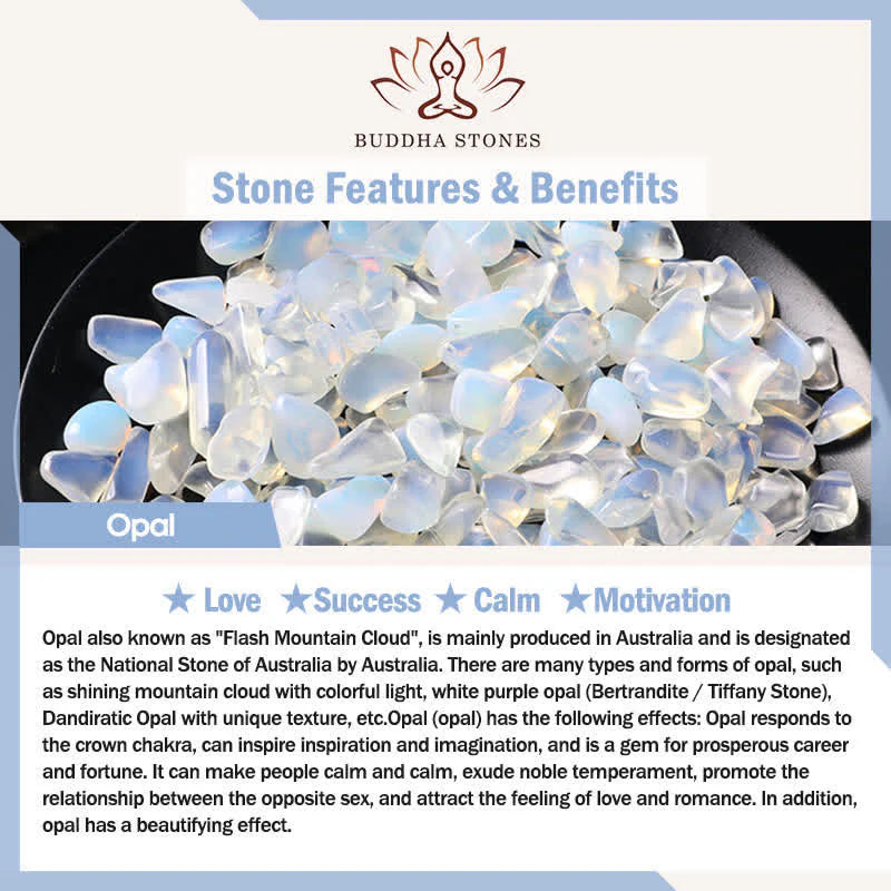 Buddha Stones Heart Worry Stone Opal Rose Quartz Motivation Crystal Decor 4*4*0.7cm