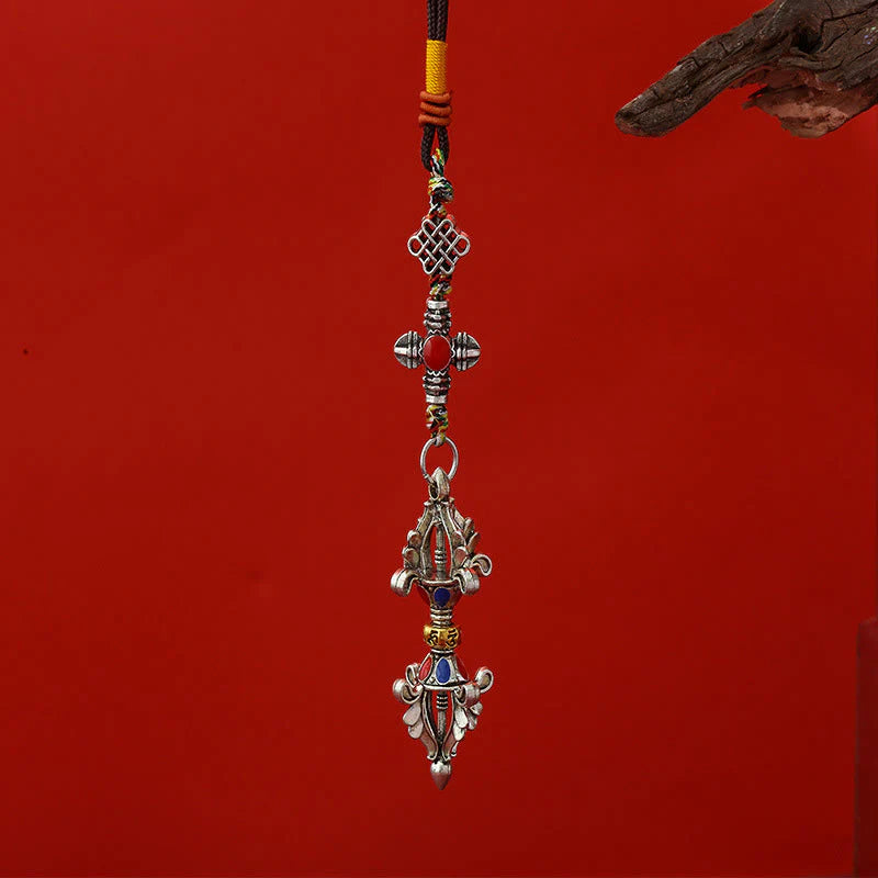 Buddha Stones Vajra Enlightenment Rope Key Chain