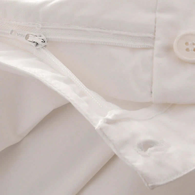 Buddha Stones Casual Plain High Waist Women's Polyester 7-8 Length Wide Leg Pants With Pockets