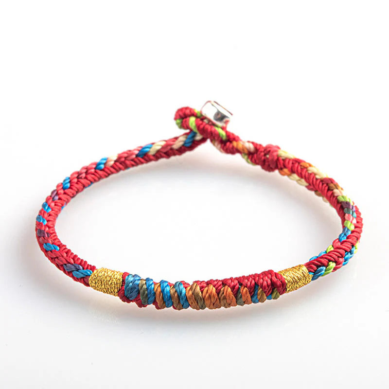 Buddha Stones May You Be Safe And Lucky In The Year Ahead Multicolored Bracelet