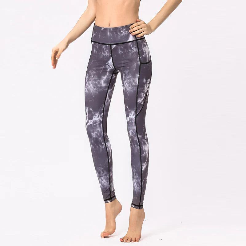 Buddha Stones Colorful Print Pants Sports Exercise Fitness Leggings Women's Yoga Pants