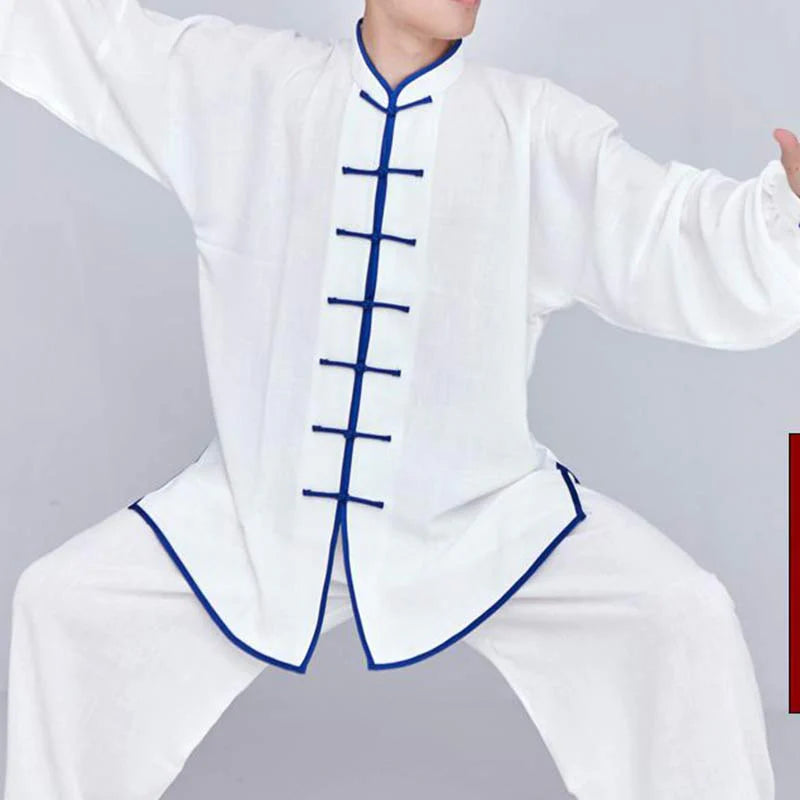 Buddha Stones Meditation Zen Prayer Spiritual Tai Chi Qigong Practice Unisex Embroidery Clothing Set (Extra 30% Off | USE CODE: FS30)