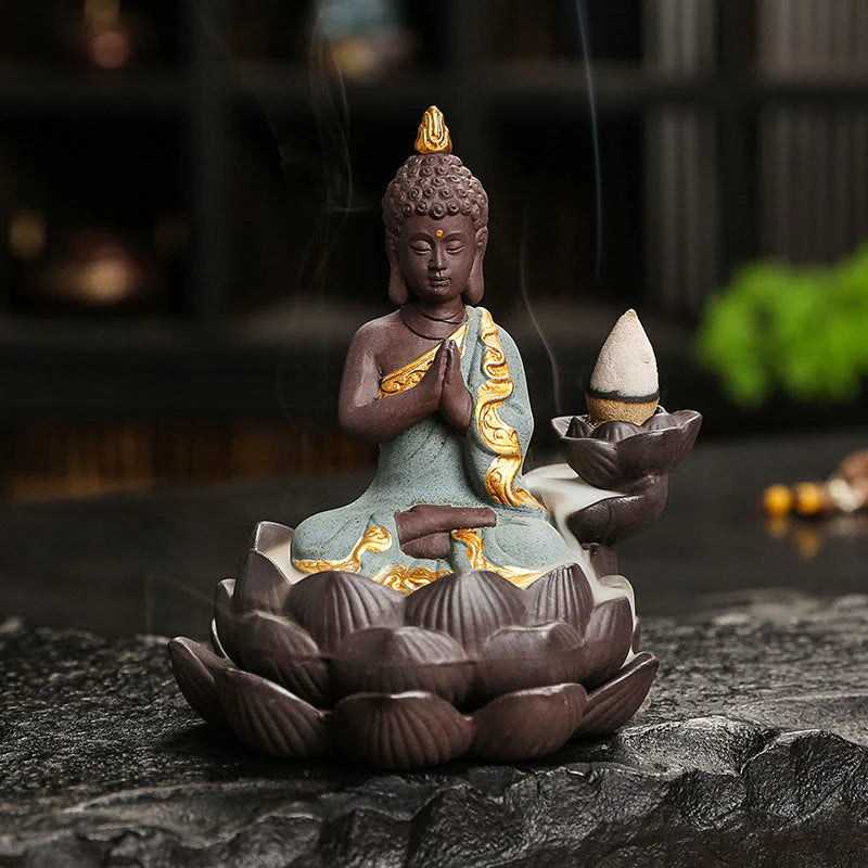 Buddha Stones Buddha Serenity Home Decoration Incense Burner