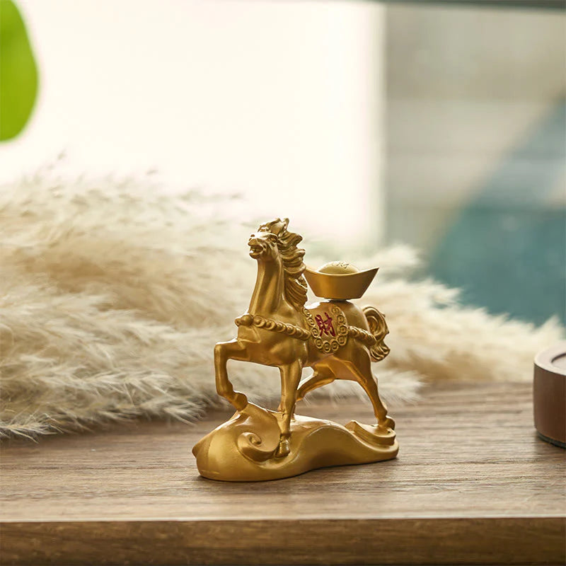 Buddha Stones Wishing You Success and Good Fortune Year of the Horse Decor Includes Gift Message Card