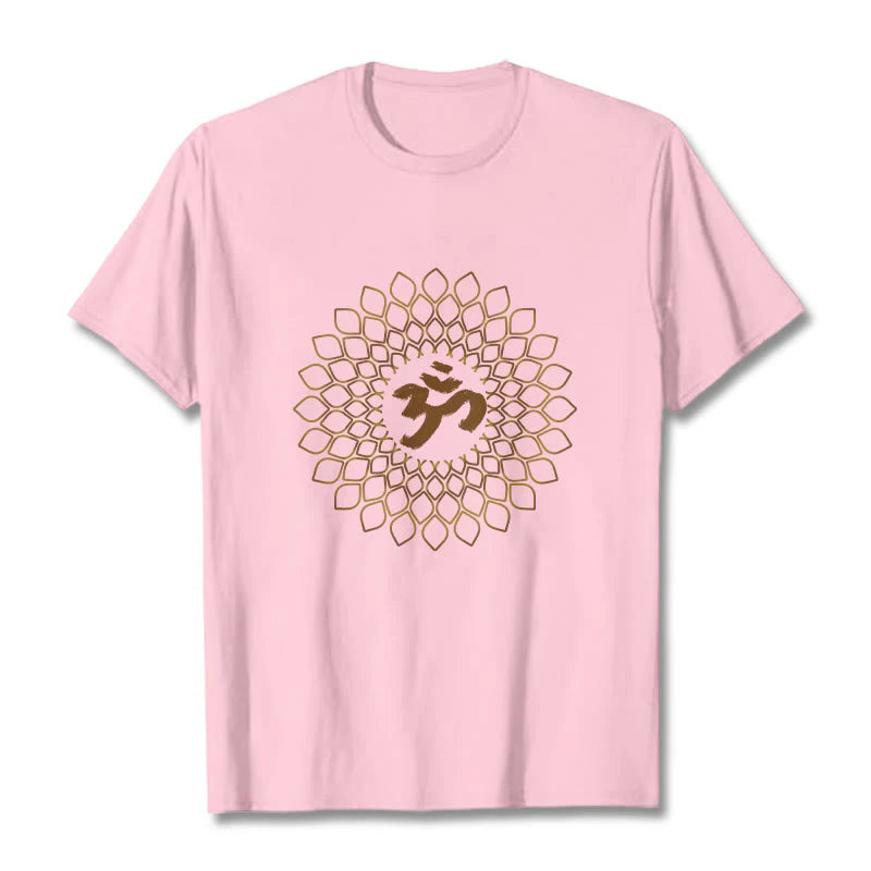 Buddha Stones Rhombus OM Design Tee T-shirt