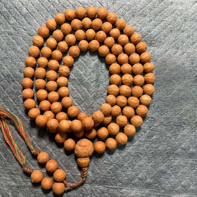 Buddha Stones 108 Mala Beads Nepal Bodhi Seed Luck Wealth Tassel Bracelet (Extra 30% Off | USE CODE: FS30)