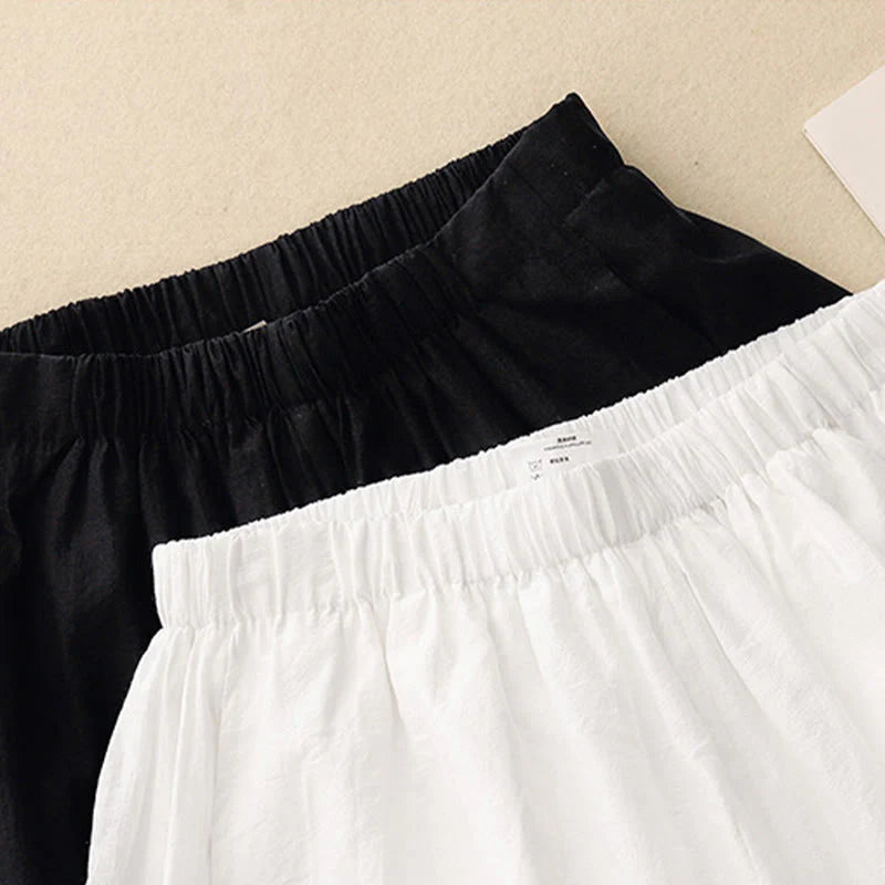 Buddha Stones Casual Simple Design Women's Harem Pants With Pockets