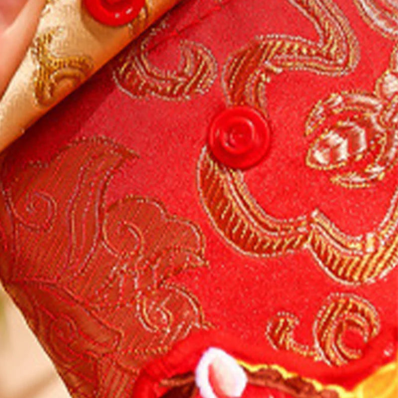 Buddha Stones Year Of The Horse 2026 New Year Fu Character Lucky Embroidery Chinese Red Envelope