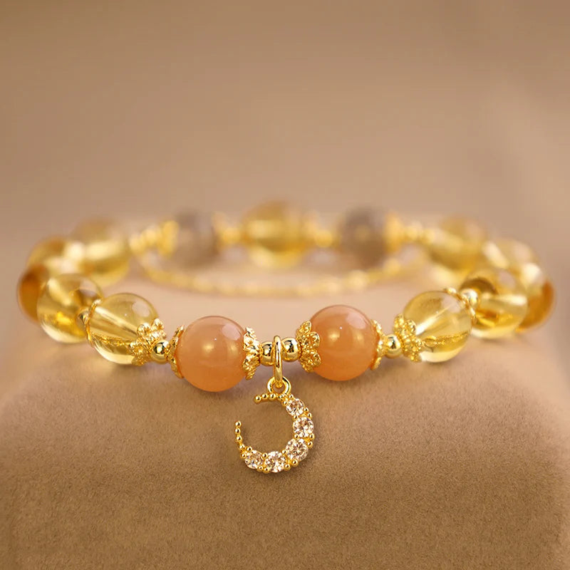 FREE Today: Abundant Energy Moon Citrine Bracelet