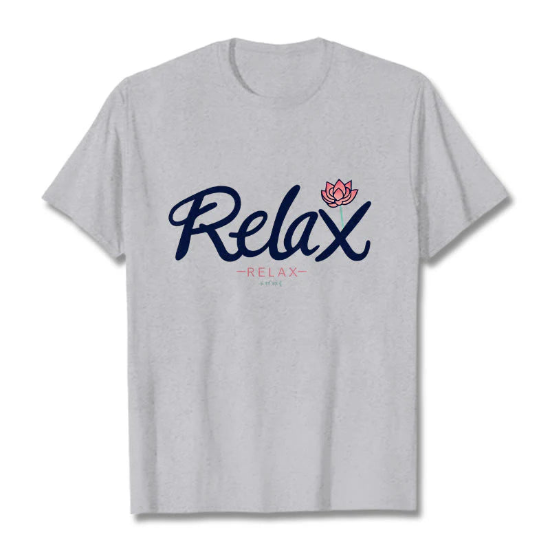Buddha Stones RELAX Lotus Tee T-shirt