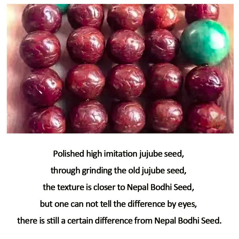 Buddha Stones 108 Mala Beads Nepal Bodhi Seed Luck Wealth Tassel Bracelet (Extra 30% Off | USE CODE: FS30)