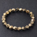 Buddha Stones Irregular Beads Pyrite Protection Confidence Bracelet