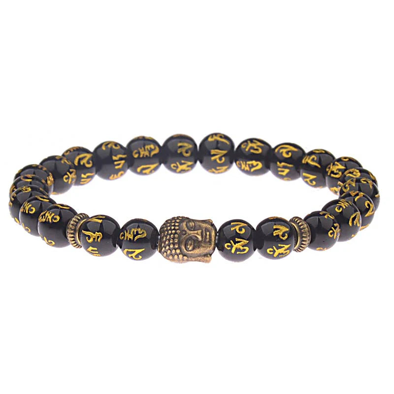Buddha Stones Tibetan Buddha Mantra Amulet Bracelet (Extra 35% Off | USE CODE: FS35)