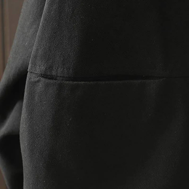 Buddha Stones Fall Button Down Women's Cotton Long Sleeve Outerwear Jacket With Pockets